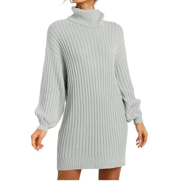 Knit Sweater Dress   - Picture 2 of 4